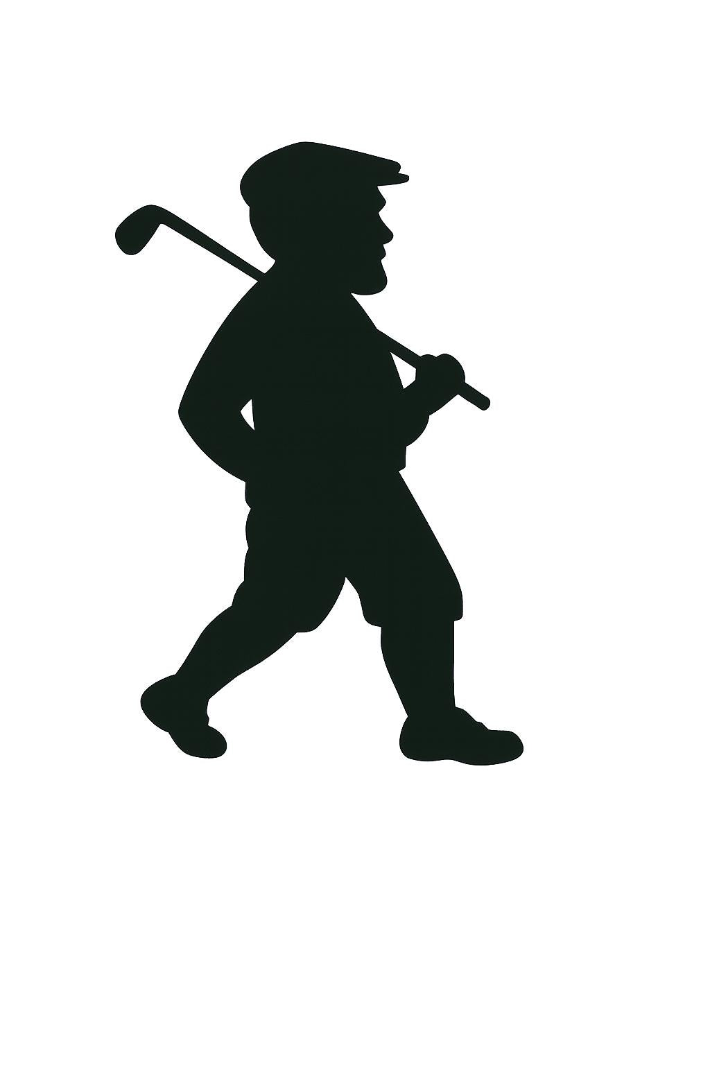 Golfer wearing Malarkey polo